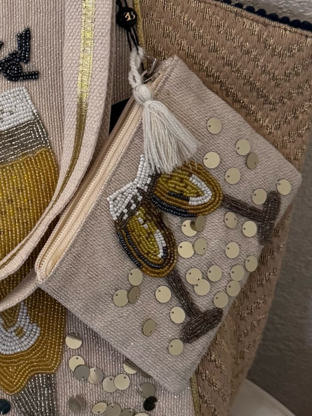 Caroline Embellished Tote Bag - Picture 8 of 11